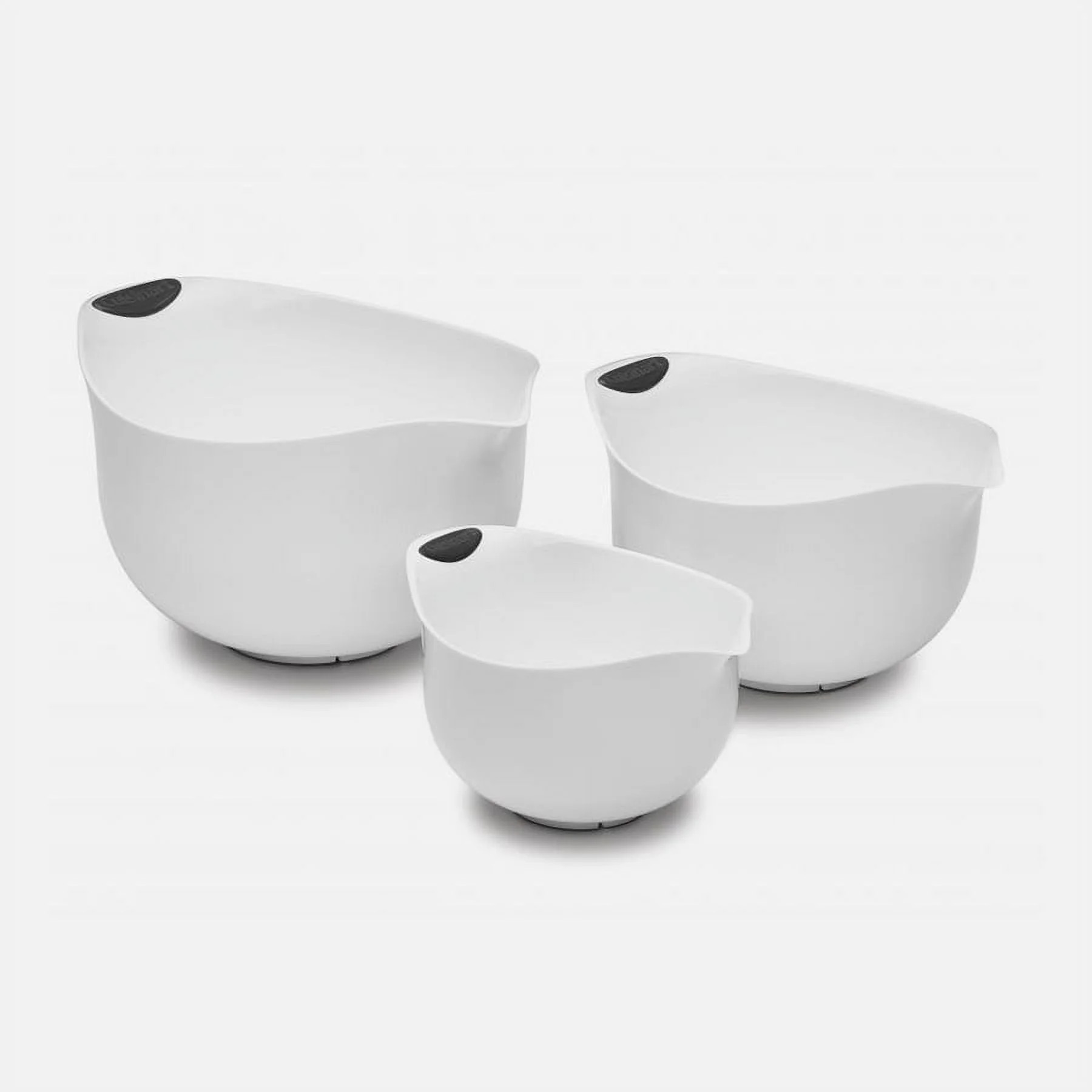 Cuisinart Set of 3 BPA-free Mixing Bowls, White | Walmart (US)