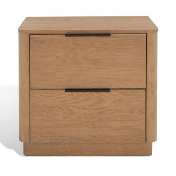 SAFAVIEH Couture Gabrietta 2-Drawer Nightstand Bedside Accent Table (Fully Assembled) - Bed Bath ... | Bed Bath & Beyond