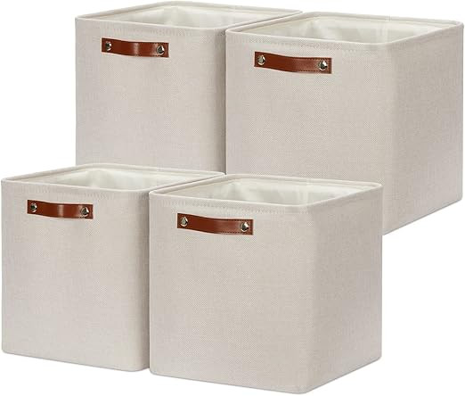 DULLEMELO Baskets For Organizing, Cube Storage Bins 12x12 Storage for Toys, Books and Clothes, Fo... | Amazon (US)