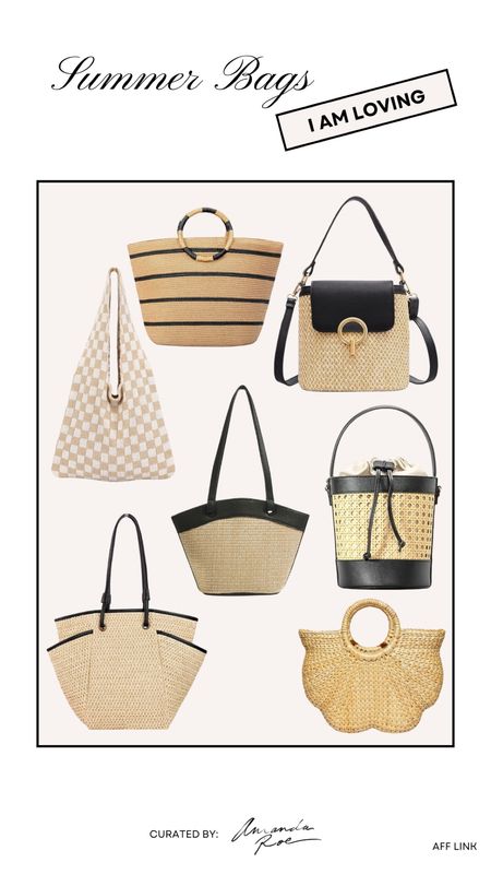 Summer bags I am loving!

Neutral finds, neutral bags, aesthetic bags

#LTKFindsUnder100 #LTKStyleTip #LTKFindsUnder50