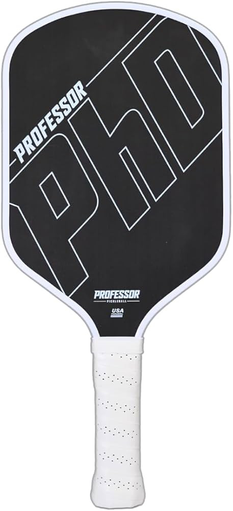 Professor PhD Raw Carbon Fiber Premium Pickleball Paddle Racket - USA Pickleball Approved - Honey... | Amazon (US)