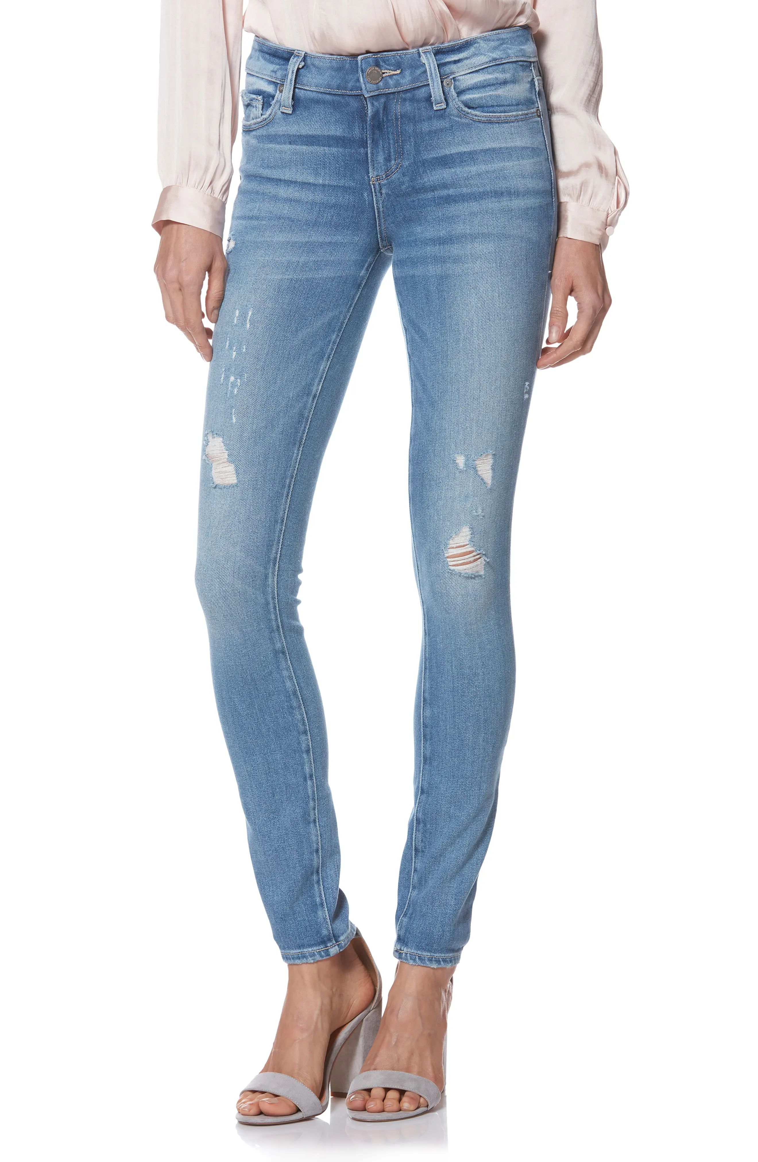 PAIGE Verdugo Ultra Skinny Jeans (Kayson Distressed) | Nordstrom