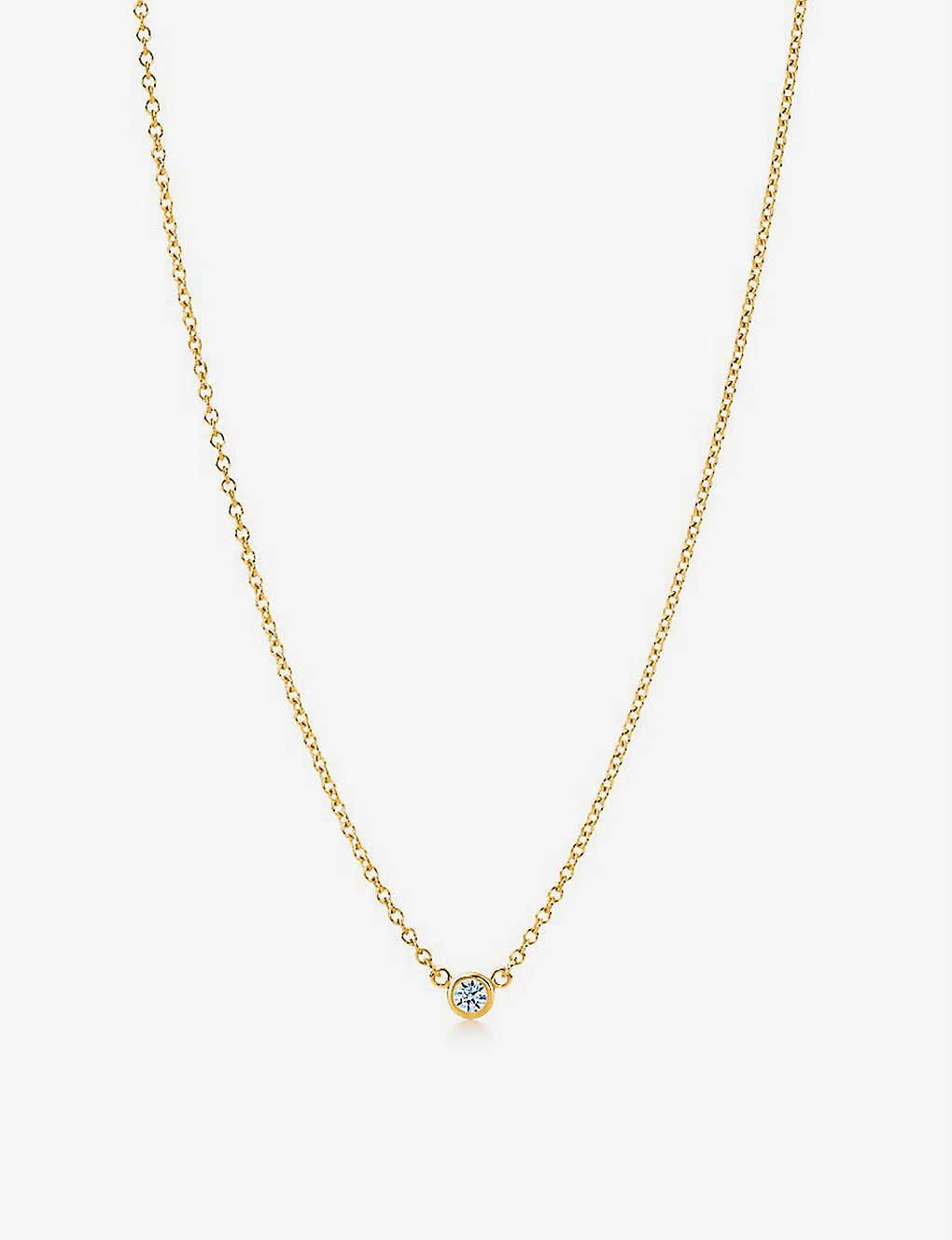 Elsa Peretti® Diamonds by the Yard 18ct gold and diamond necklace | Selfridges