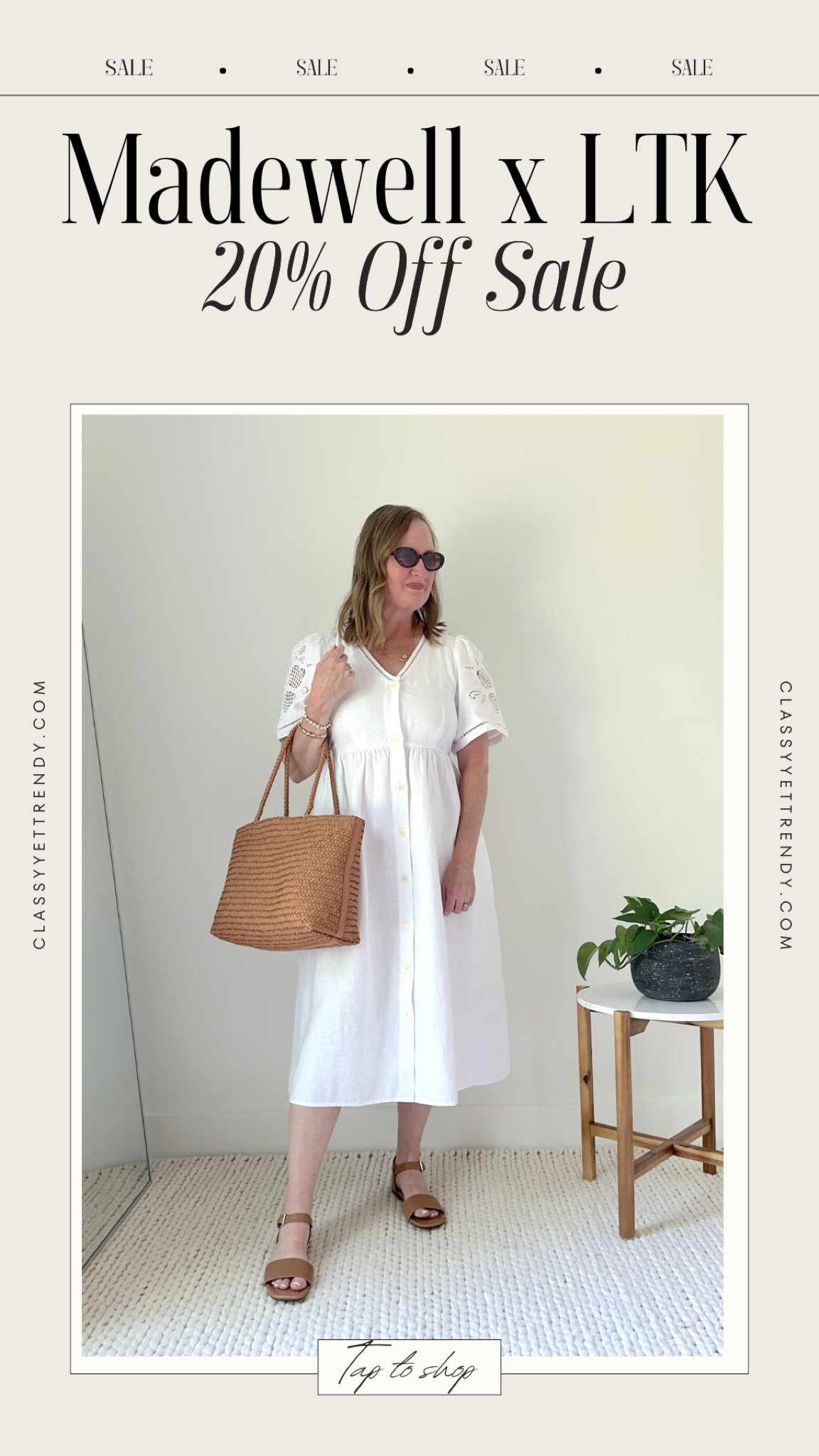 Madewell x LTK Sale 20% Off Sale May 9-13

Cassie Linen Midi Dress in “eyelet white"
Handwoven Tote Bag in “desert camel”
Karla Strap Sandals in “desert camel”


#LTKSaleAlert #LTKxMadewell