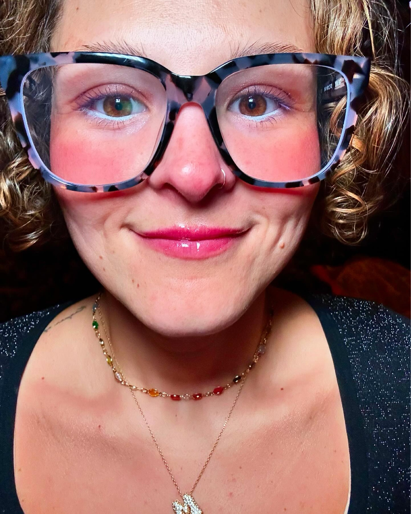 Up close and personal - love me or hate me - I’m authentically me. ✨🖤🪩