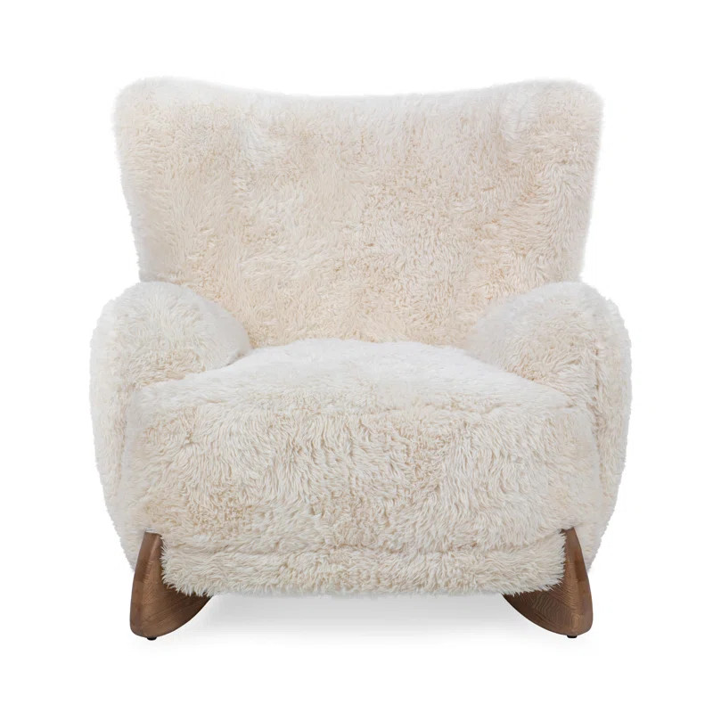 Riya Upholstered Fabric Plush Accent Chair | Wayfair North America