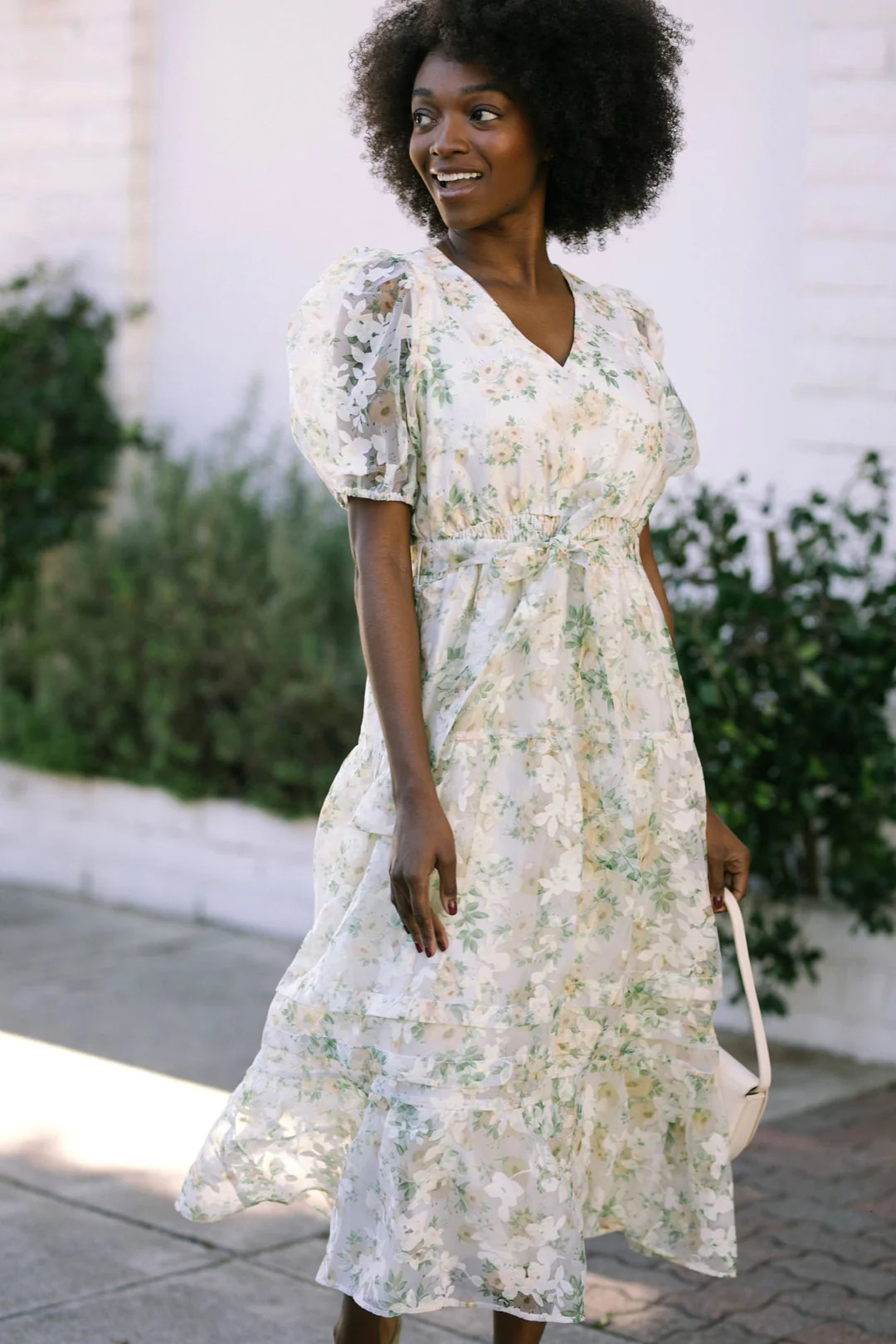 Ethel Puff Sleeve Dress | Morning Lavender