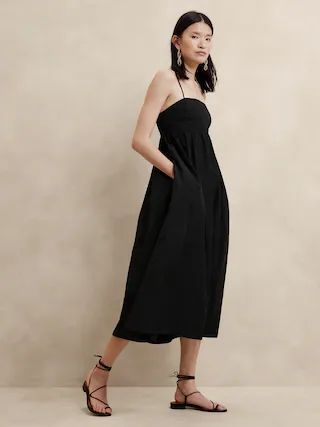 Ariella Taffeta Midi Dress | Banana Republic (CA)