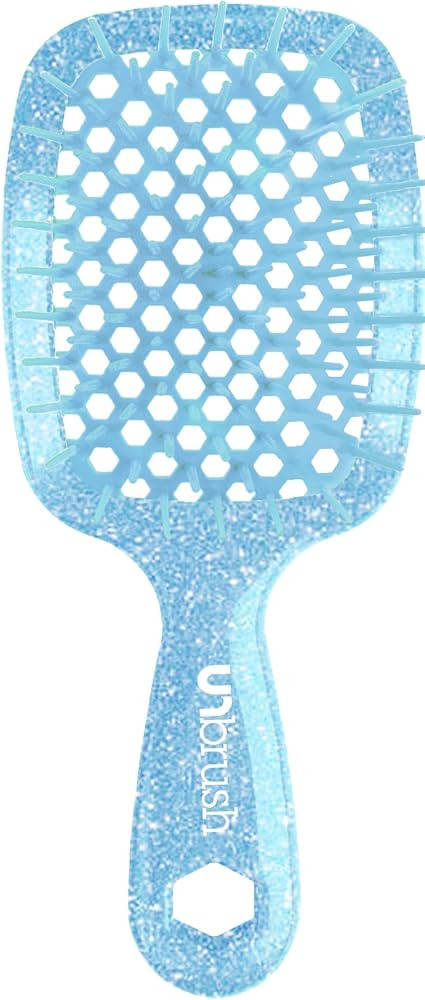 FHI HEAT UNbrush MINI Wet & Dry Vented Detangling Hair Brush, Sapphire Blue | Amazon (US)