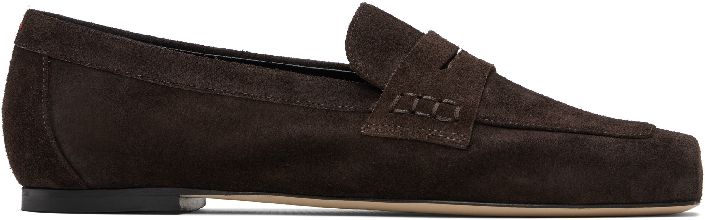 Aeyde Brown Lana Loafers | SSENSE