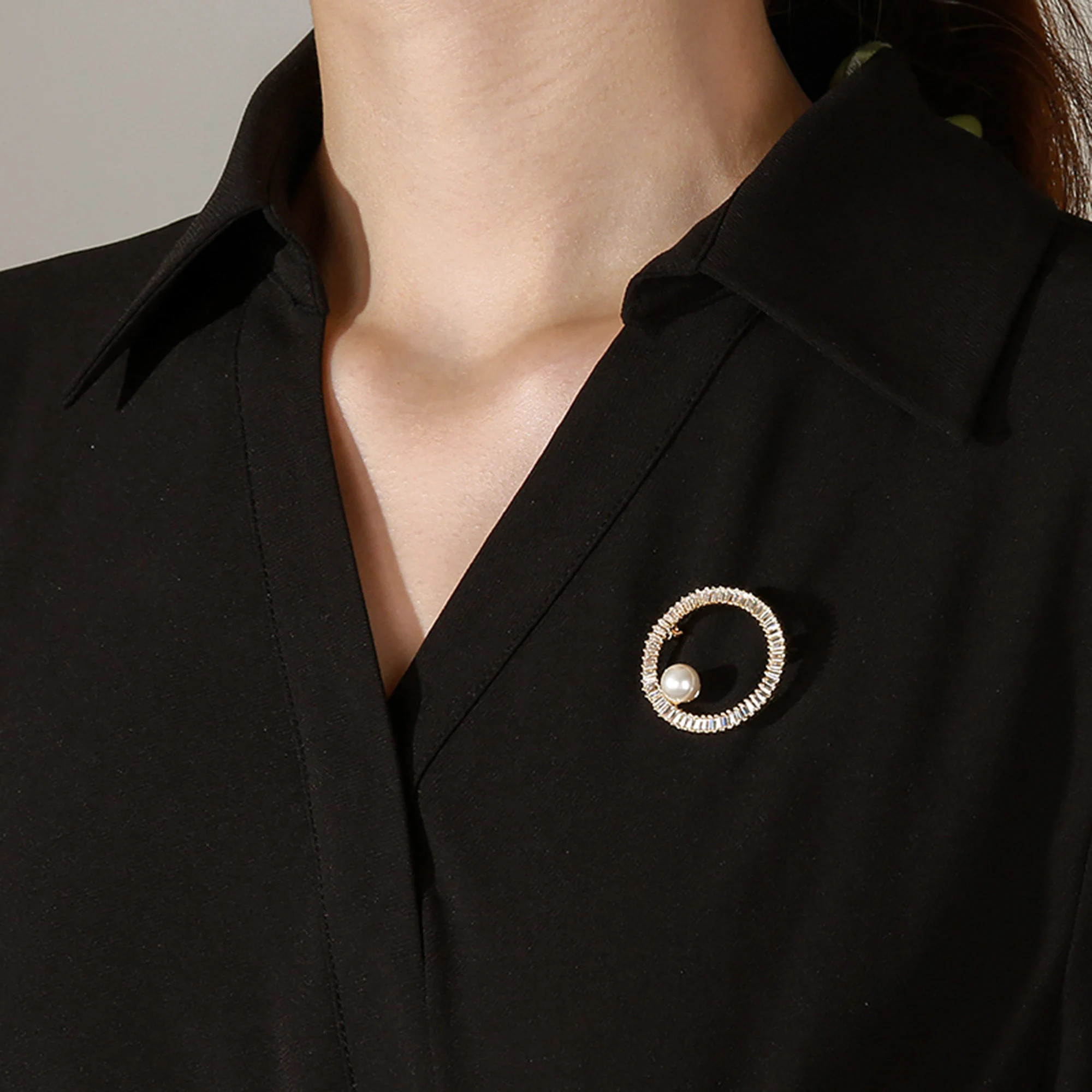 Ring Pearl Brooch Anti Light Brooch Buckle Waist Pin Fixed | Etsy | Etsy (US)