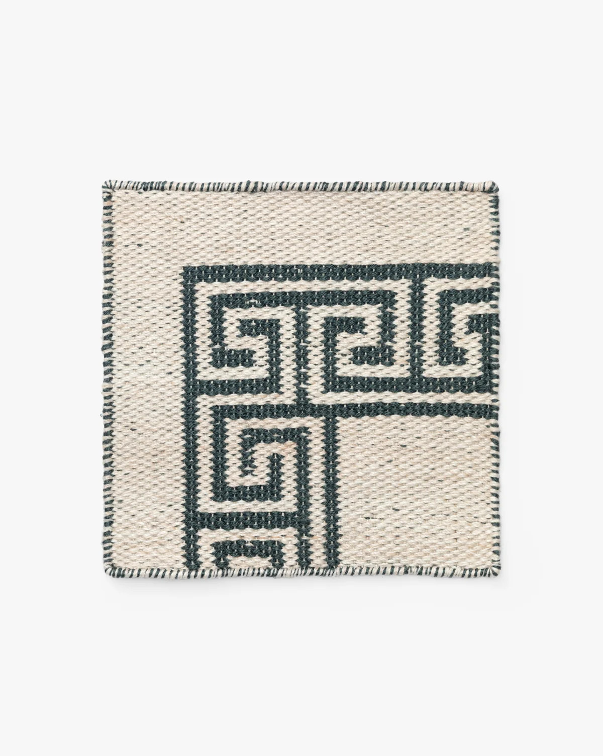 Greek Key Handwoven Indoor/Outdoor Rug Swatch | McGee & Co. (US)
