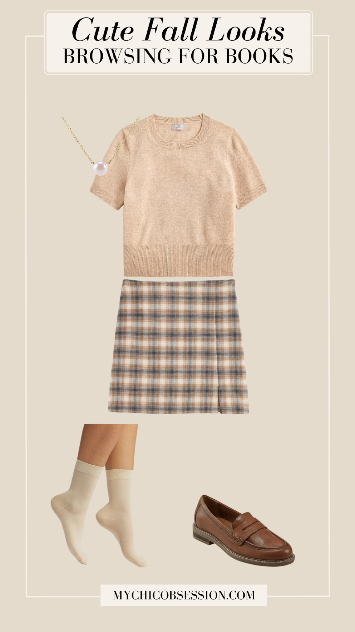 Cashmere is the perfect fall fabric for a luxe look. Pair it with a plaid skirt for an academia aesthetic. Add ankle socks and leather loafers to complete the outfit.

#LTKSeasonal #LTKStyleTip