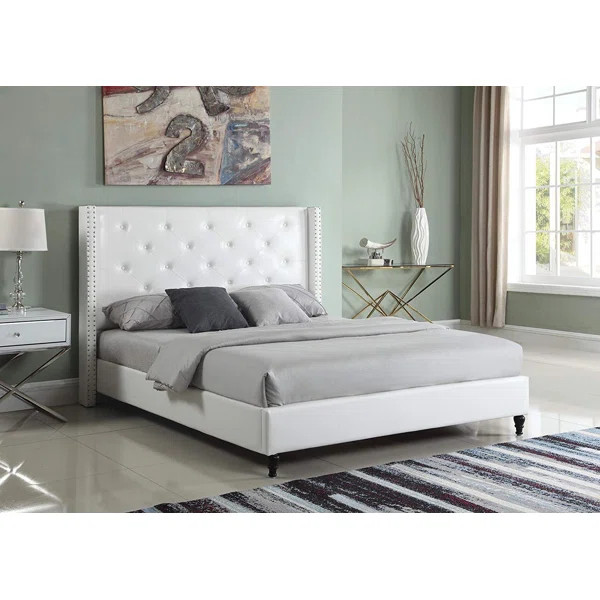 Arviso Tufted Upholstered Low Profile Platform Bed | Wayfair North America