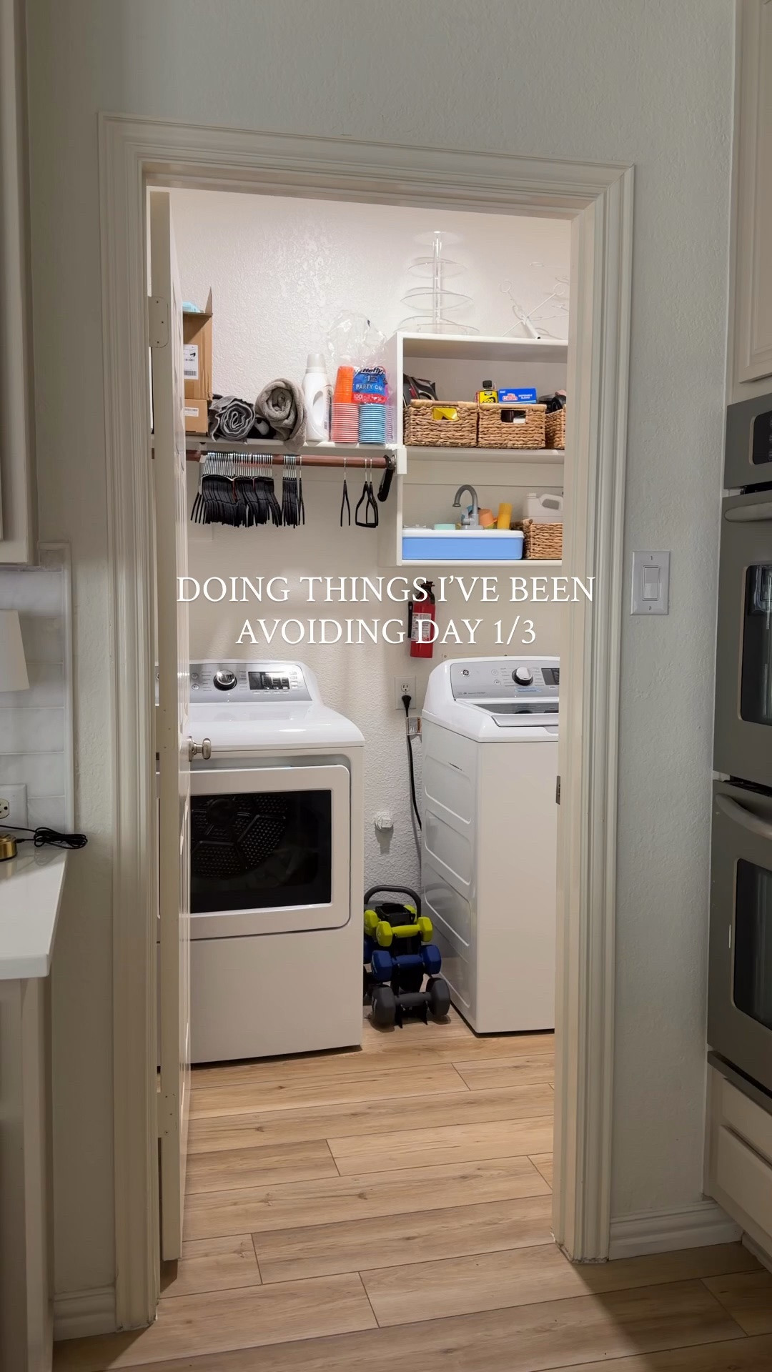 Laundry room storage / organization