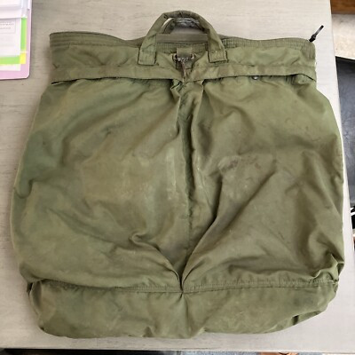 US Military Flyer’s Helmet Bag 8415-00-782-2989 Made by UNICOR Green Nylon VTG  | eBay | eBay UK
