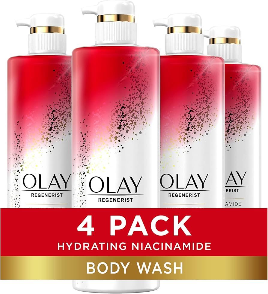 Olay Body Wash Women, Age Defying with Niacinamide 20 fl oz (Pack of 4) | Amazon (US)