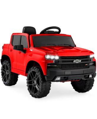 12V 2.5 MPH Licensed Chevrolet Silverado Ride On Truck Car Toy w/ Parent Remote Control | Macy's