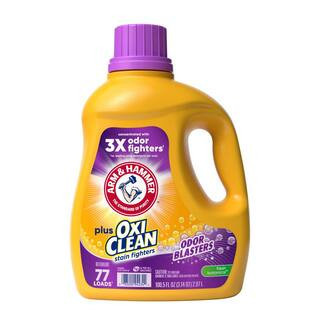 Fresh Bontanical Plus Oxiclean Odor Blaster Liquid Laundry Detergent, 77-Loads, 100.5 fl.oz. | The Home Depot
