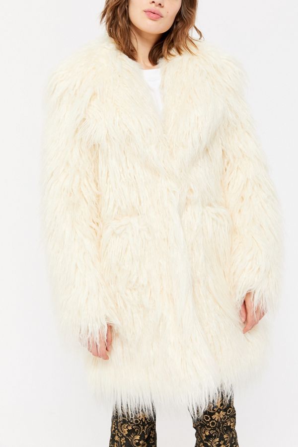 UO Shaggy Faux Fur Coat | Urban Outfitters (US and RoW)