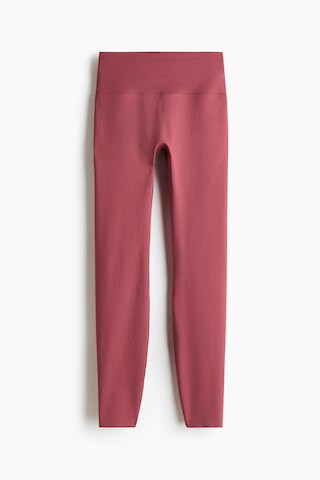 H & M - Sports Leggings with SoftMove - Light Maroon | H&M (US + CA)