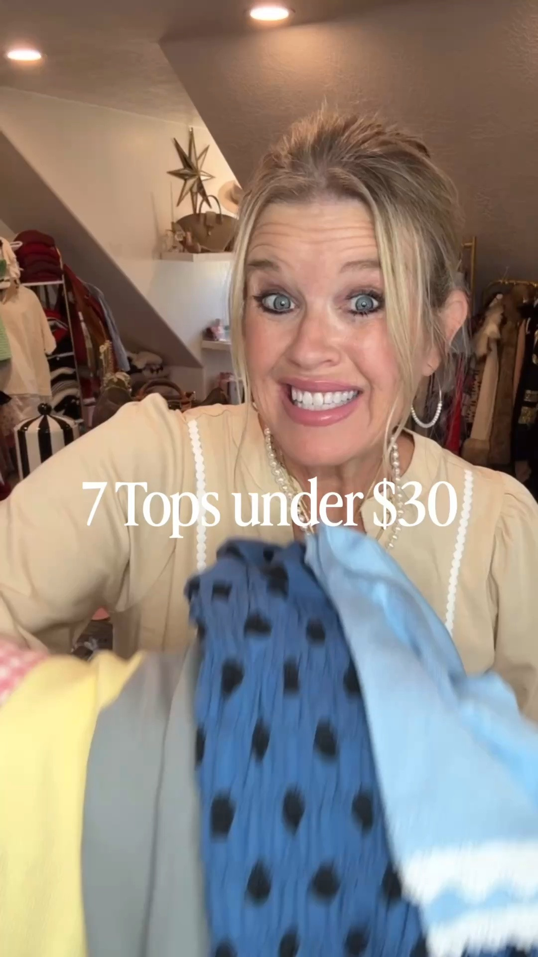 7 Tops under $30
That you can wear Now and into FALL

Great quality, pretty details all fit tts I am wearing Med 

-All with a short sleeve perfect if you don’t like to show your arms  

Peplum or baby doll style flatter those with tummy 

Light weight and super soft sweater and crochet detail 

- a darling light weight butter yellow and heart short sleeve cardigan wear alone or as a layer 

White shorts- raw hem denim shorts
Baby line shorts 
Are all Spanx - all fit tts 

⚠️Save 15% with my code Deardarcyxspanx 

Long denim Jorts/bermuda 
B button fly raw hem fit tts 

Linked shoes- bags and jewelry that I could

#LTKgrwm #LTKootd #LTKOver40