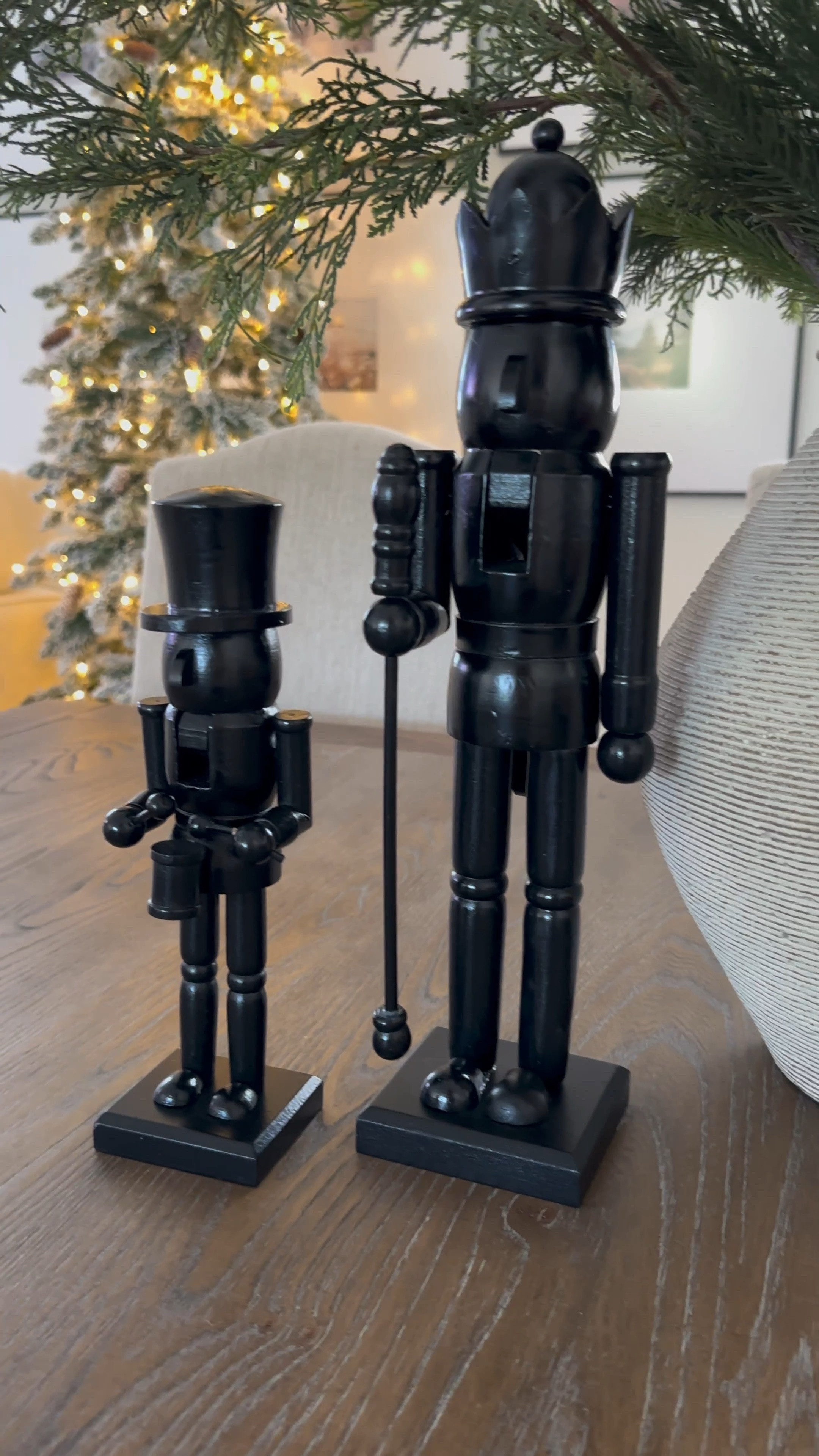 Love these cute black wooden nutcrackers✨🌲

Such a cute addition to your holiday decor! These come in a set of two and are 15 and 10 inches tall! 

#amazonhome #amazonholiday 
#christmasdecor #holidaydecor 
#holidayfinds #founditonamazon
#holidayhome #amazonfavorites 
#boujieonabudget
 

#LTKHoliday #LTKFindsUnder50 #LTKHome