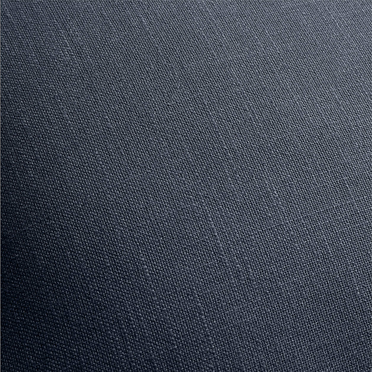 Organic Cotton Monogrammable 20"x20" Deep Indigo Throw Pillow Cover + Reviews | Crate & Barrel | Crate & Barrel