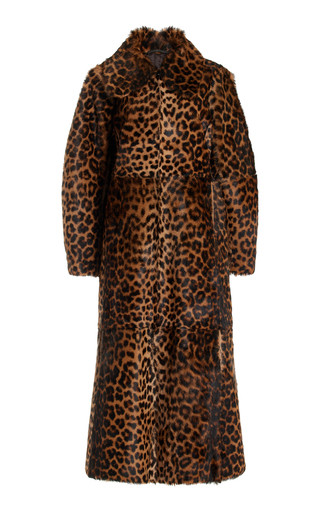 Rafaia Leopard-Print Pony Hair Coat | Moda Operandi (Global)