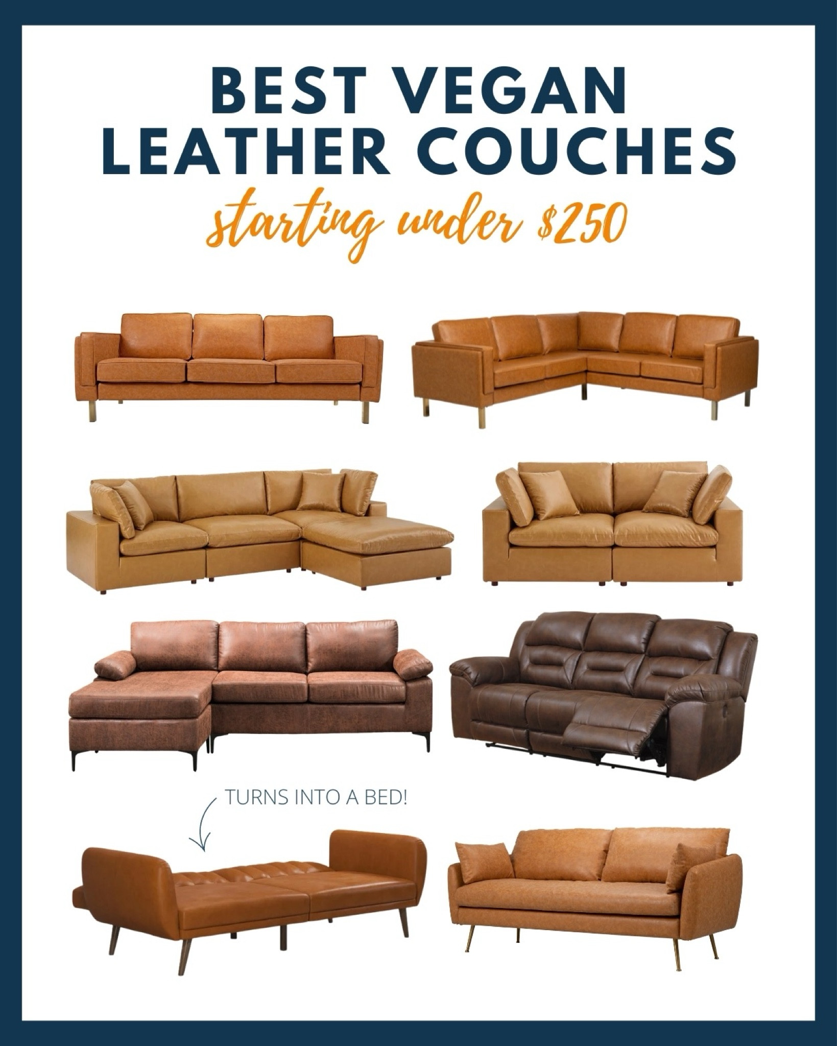 Shop the highest rated vegan leather couches! Memorial Day weekend is the BEST time to buy according to our deal experts! 🛋️

#LTKHome #LTKFamily #LTKSaleAlert