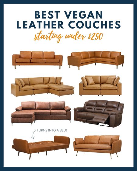 Shop the highest rated vegan leather couches! Memorial Day weekend is the BEST time to buy according to our deal experts! 🛋️

#LTKHome #LTKFamily #LTKSaleAlert