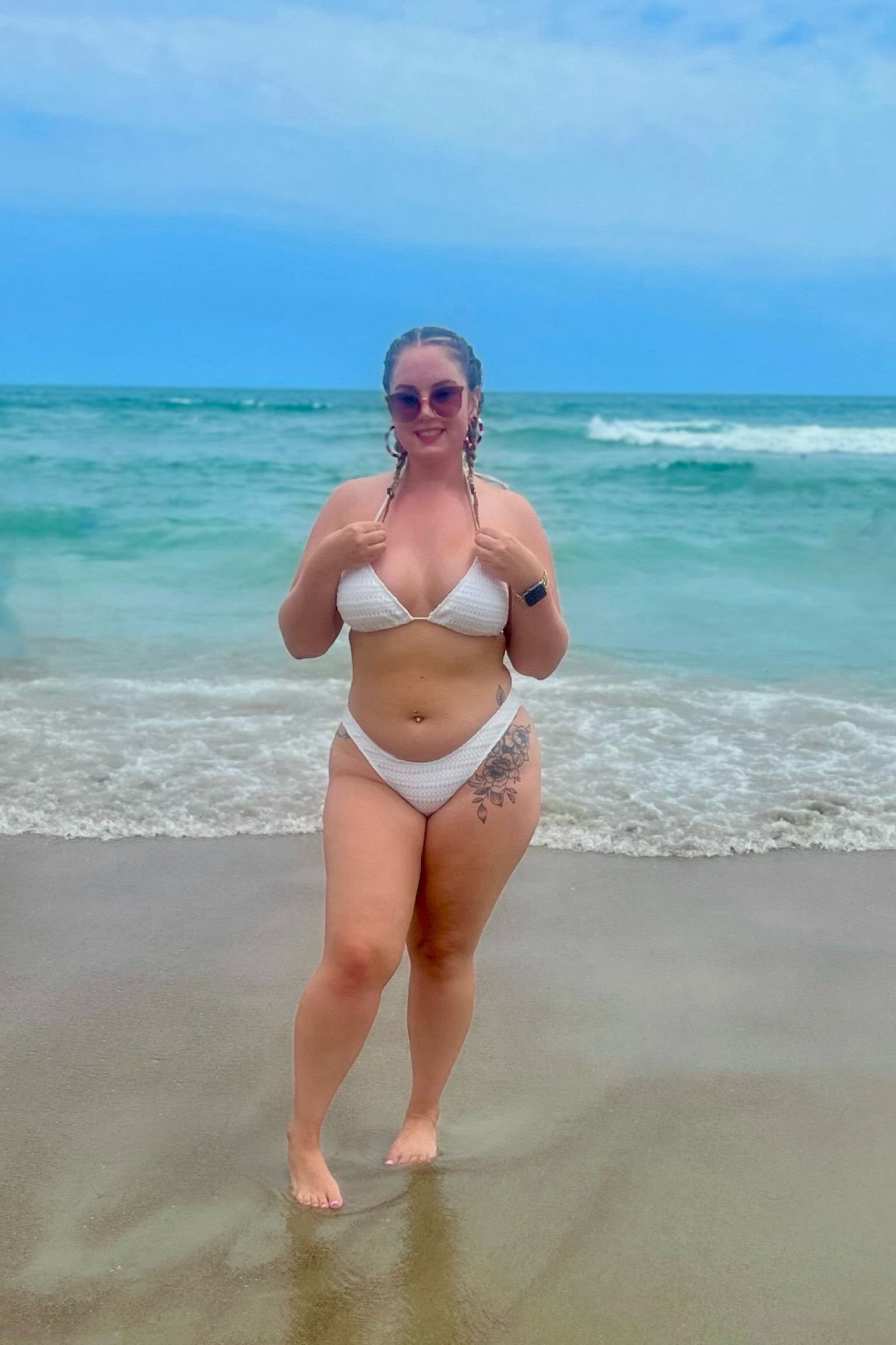white bikini 👙🤍

#LTKMidsize #LTKSeasonal #LTKSwim
