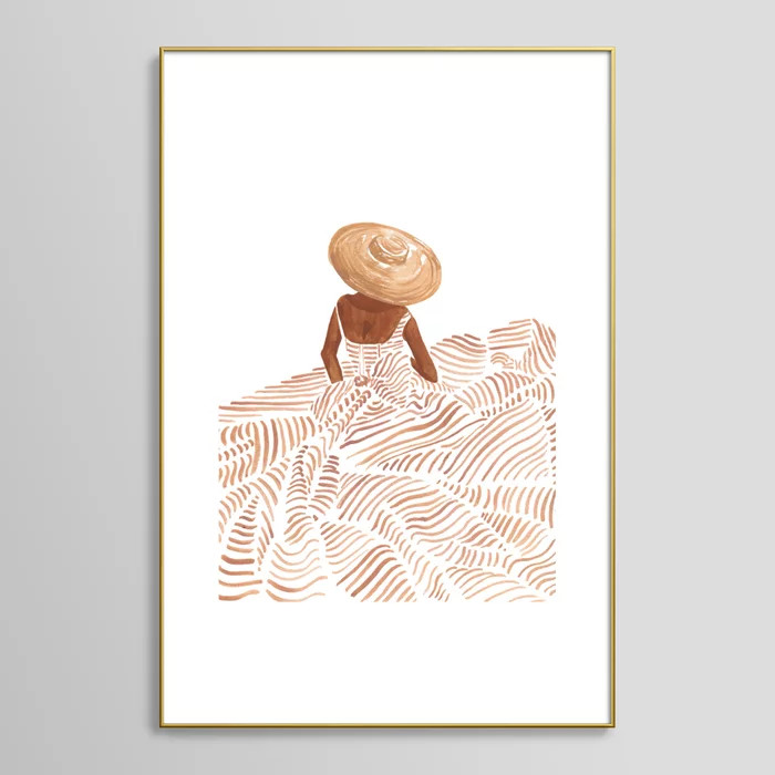 Madame Fleur Framed Art Print by Sabina Fenn Illustration | Society6