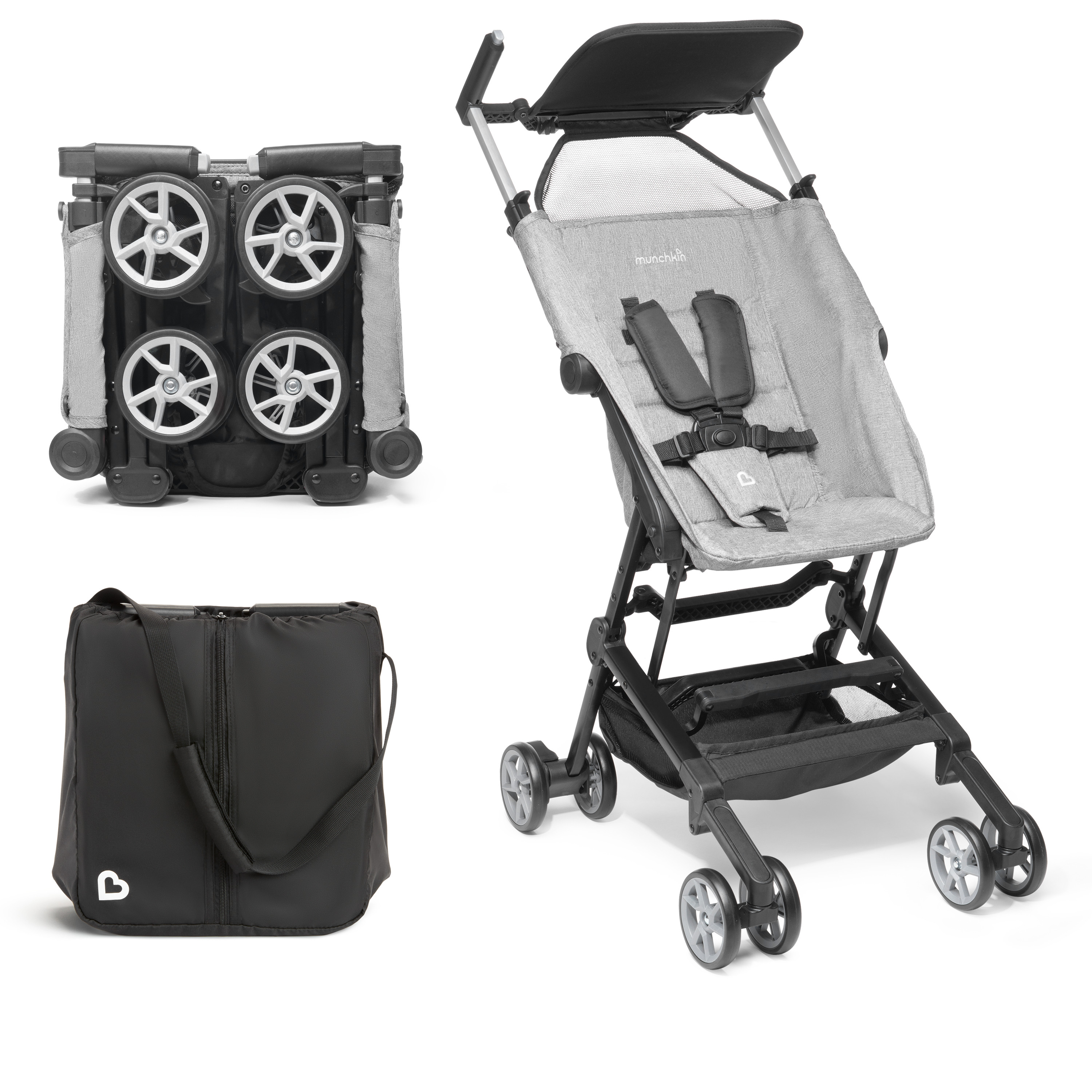 Munchkin® Sparrow™ Ultra Compact Lightweight Travel Stroller for Babies & Toddlers, Gray, Unis... | Walmart (US)