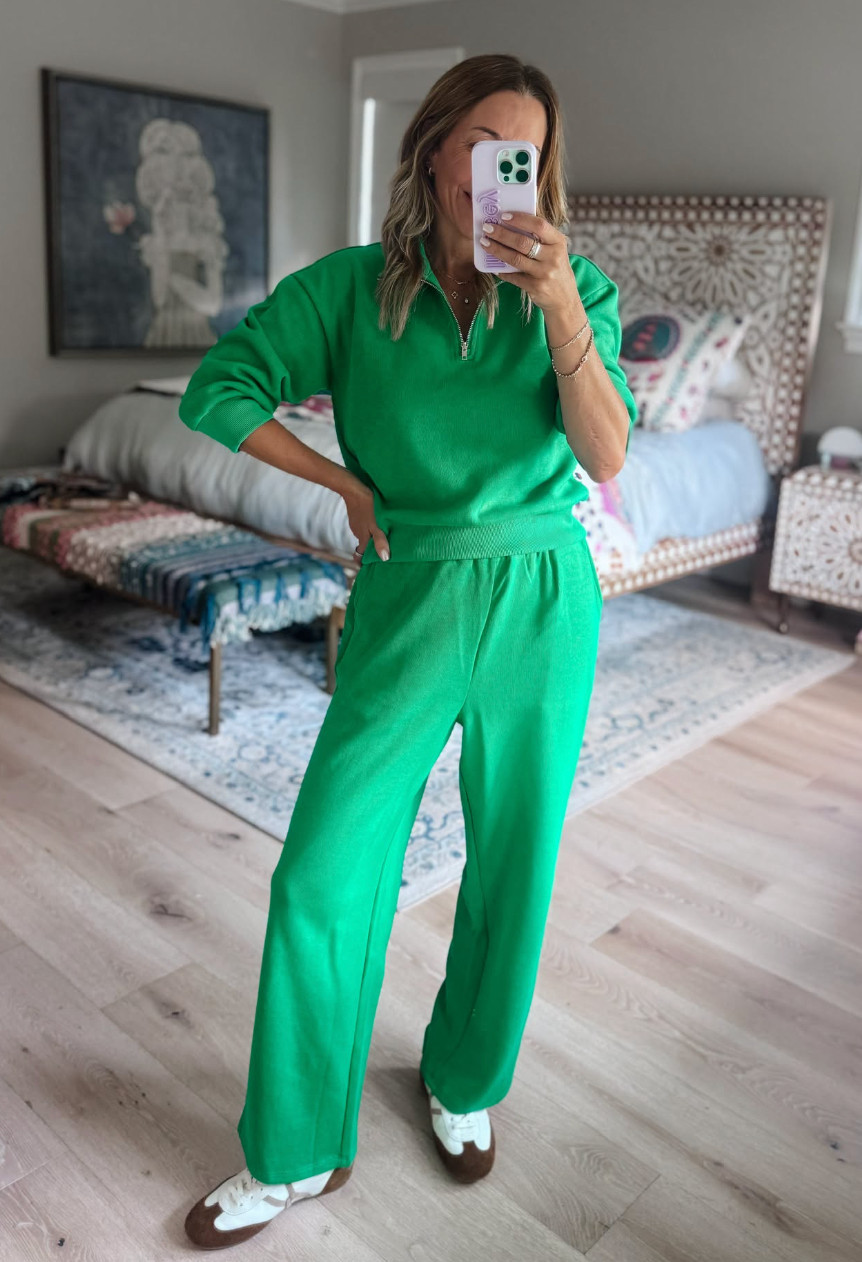 If it's green you know I'm gonna wear it! Does anyone know when pre-season starts?? 

 #LTKootd #LTKmomlife #LTKActive