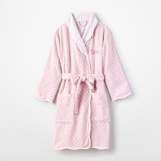 Sanderson Scalloped Bath Robe | Mark and Graham