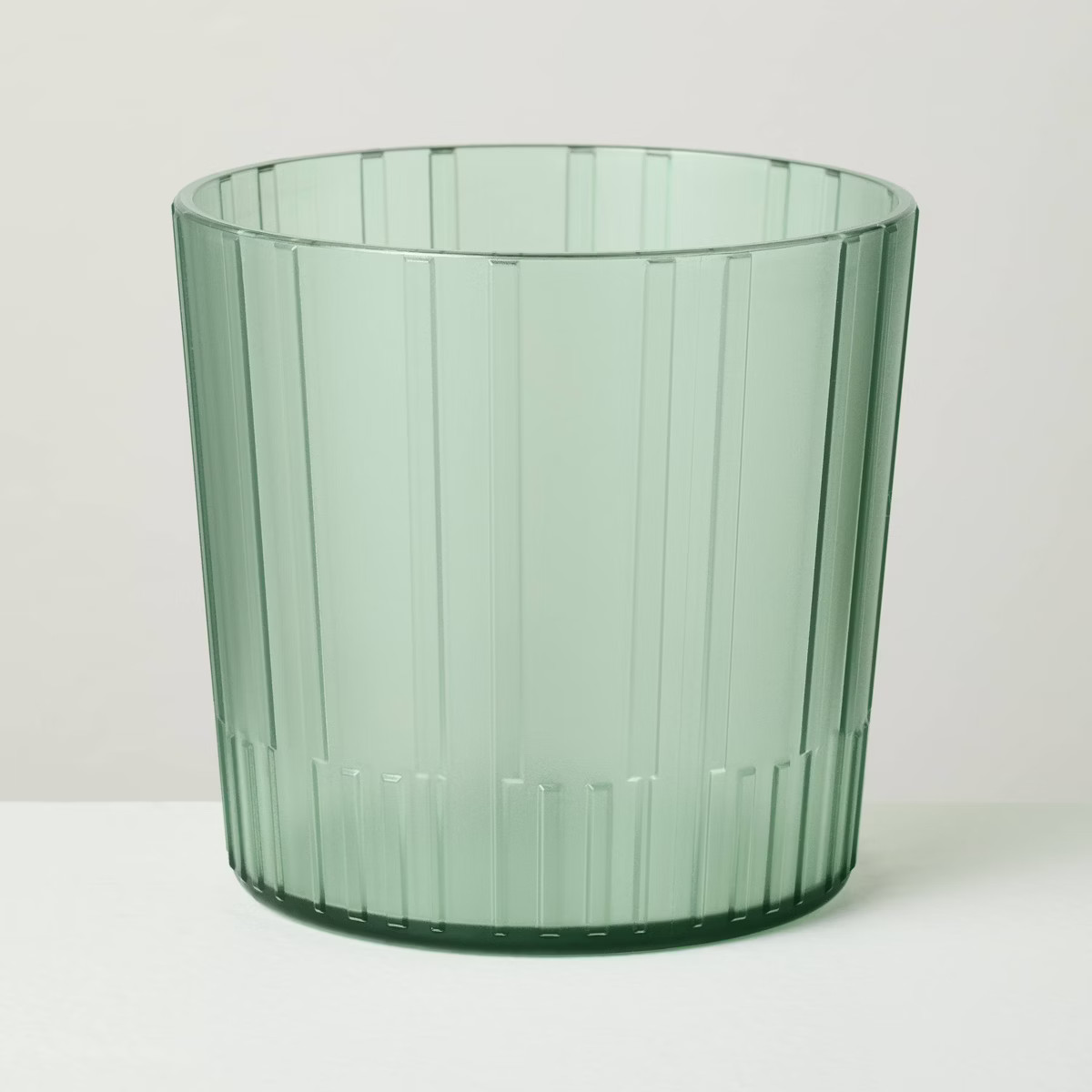 12.8oz Textured Acrylic Short Tumbler Green - Hearth & Hand™ with Magnolia | Target