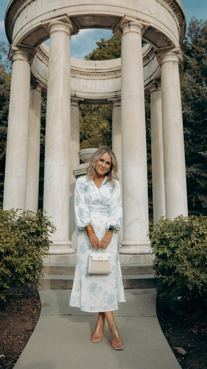 The perfect modest wedding guest dress - comes in 40 other colors. 
I’m wearing size 8. 

#weddingguestdress #modestdress #fallwedding

#LTKSeasonal #LTKStyleTip #LTKOver40