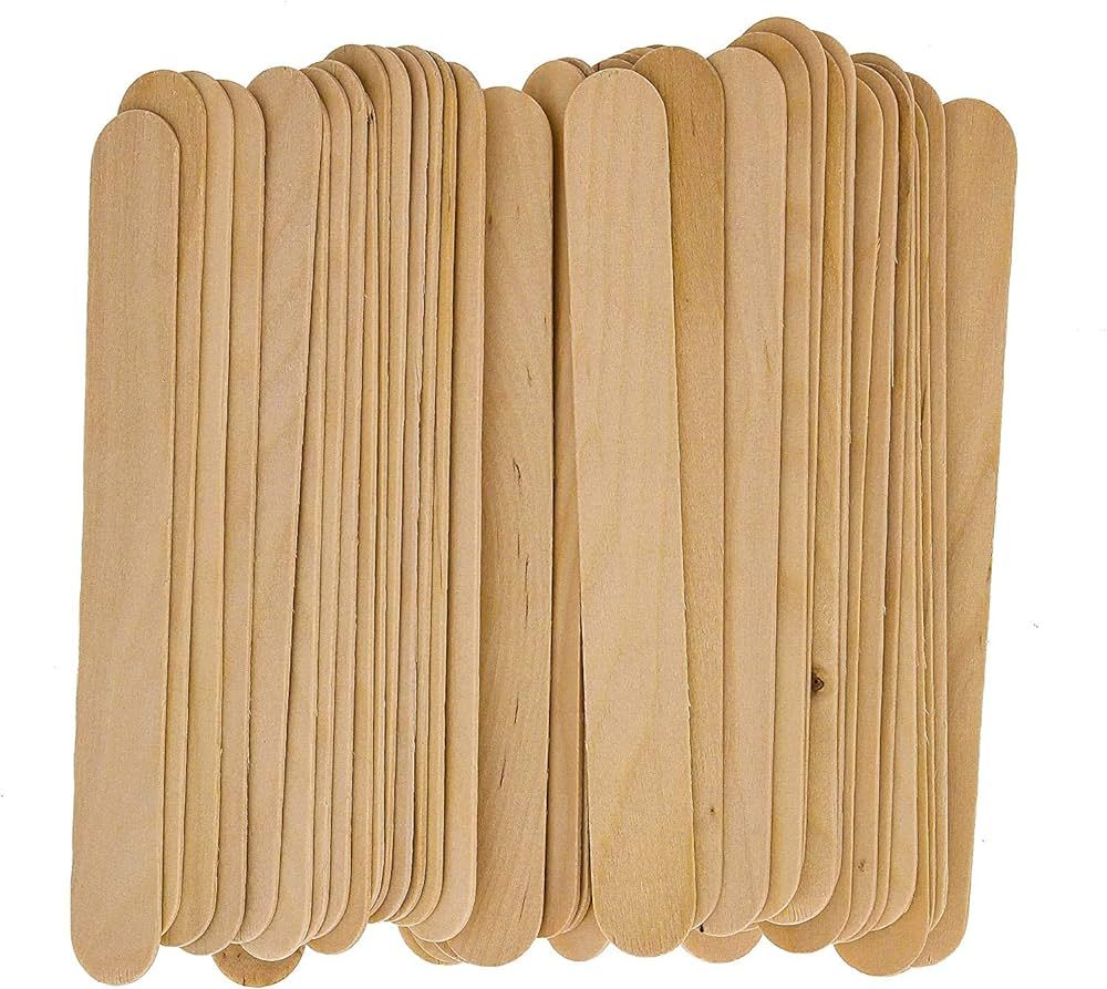 Dukal 100 Large Wax Waxing Wood Body Hair Removal Sticks Applicator Spatula | Amazon (US)