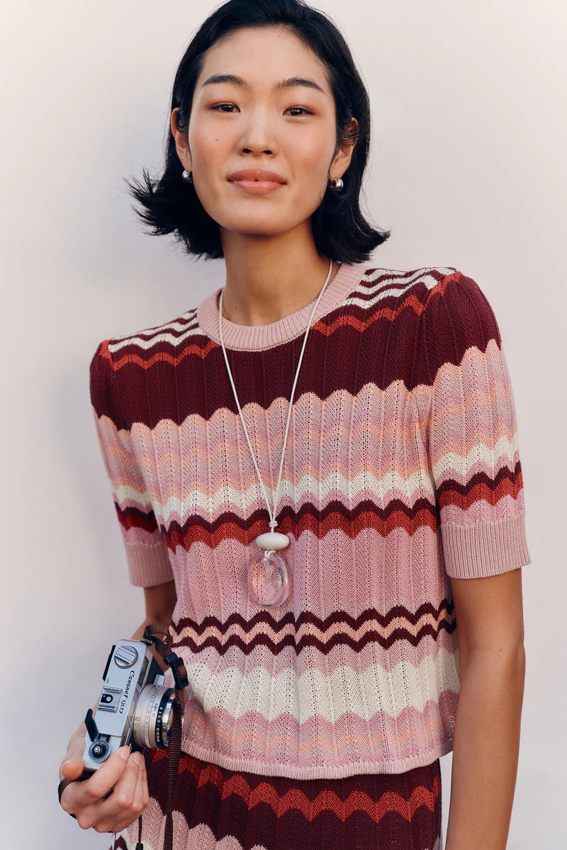 La Vie En Rose Stripe Sylvie Top | Tuckernuck (US)
