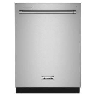 24 in. PrintShield Stainless Steel Top Control Built-In Tall Tub Dishwasher with Stainless Steel ... | The Home Depot