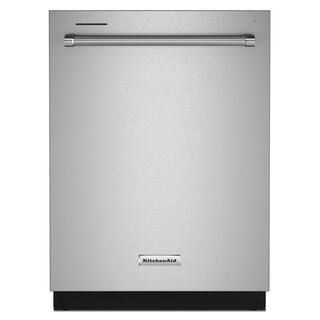 24 in. PrintShield Stainless Steel Top Control Built-In Tall Tub Dishwasher with Stainless Steel ... | The Home Depot