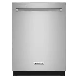 24 in. PrintShield Stainless Steel Top Control Built-In Tall Tub Dishwasher with Stainless Steel ... | The Home Depot