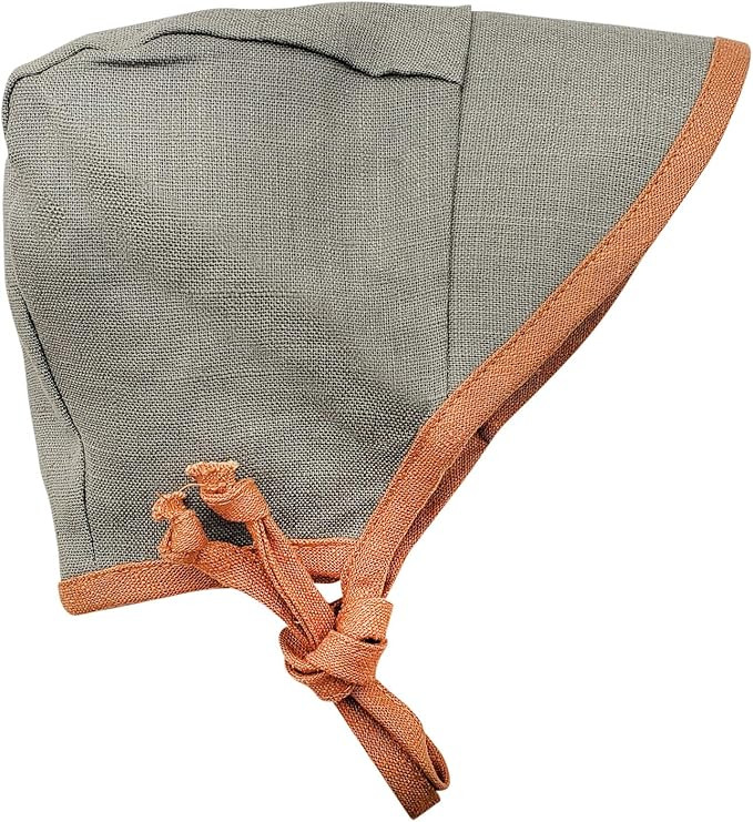 Baby Boy Bonnet Reversible Visor Summer Beach Hat Cap Spring Fall Outdoor Rustic Russet Olive Vin... | Amazon (US)