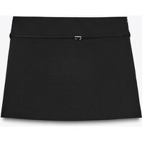 Zara - Belted Skort - Black - Xs - Woman | Zara US