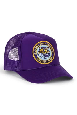 LSU VINTAGE LOW RISE TRUCKER - PURPLE | Aviator Nation