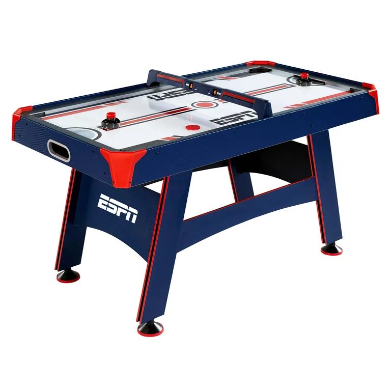 ESPN 60" Air Powered Hockey Table with Overhead Electronic Scorer - Walmart.com | Walmart (US)