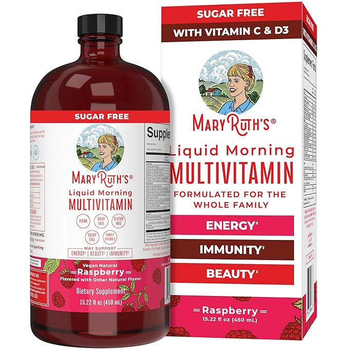 MaryRuth Organics Multivitamin for Women Men & Kids | Vegan, Sugar Free | Womens Multivitamin & M... | Amazon (US)