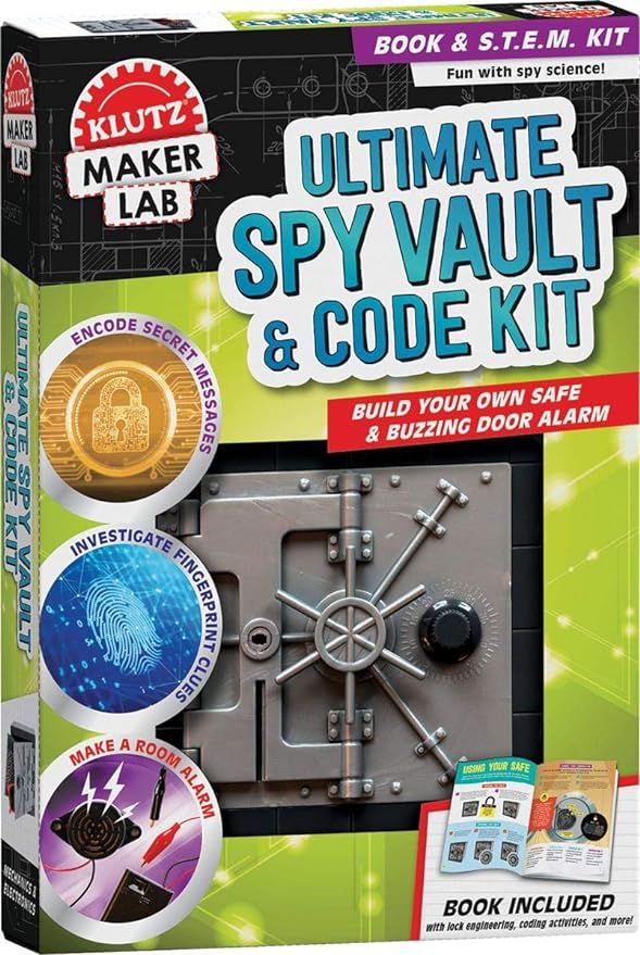 Klutz Ultimate Spy Vault & Code Kit: Maker Lab STEM Kit | Amazon (US)