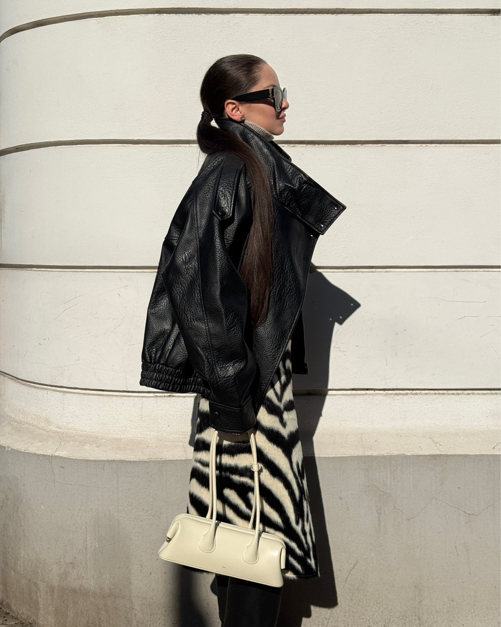 zebra print 🦓🖤

skirt, leather jacket, zebra print, midi skirt, leather bag, midi 

#LTKspring #LTKeurope #LTKstyletip